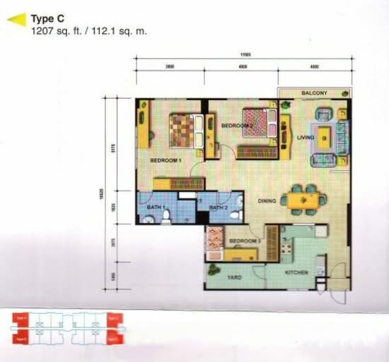 Juta Mines - Floor Plan - iProperty.com.my