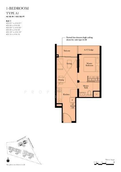 The Garden Residences, 1 Serangoon North View, Hougang / Punggol / Sengkang, 1 Bedroom, 452 sqft, Condominium For Sale, by Michael Hong GuangYuan, 500279646 - 2D - PropertyGuru.com.sg