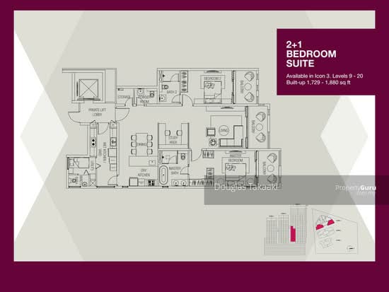 Icon Residence - Floor Plan - iProperty.com.my