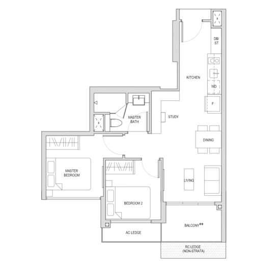 Affinity At Serangoon - Floor Plan