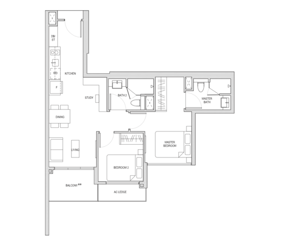 Affinity At Serangoon - Floor Plan