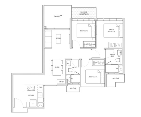 Affinity At Serangoon - Floor Plan