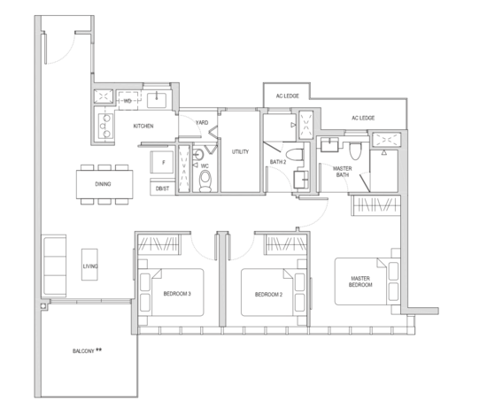 Affinity At Serangoon - Floor Plan