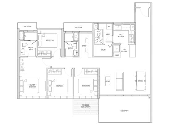 Affinity At Serangoon - Floor Plan