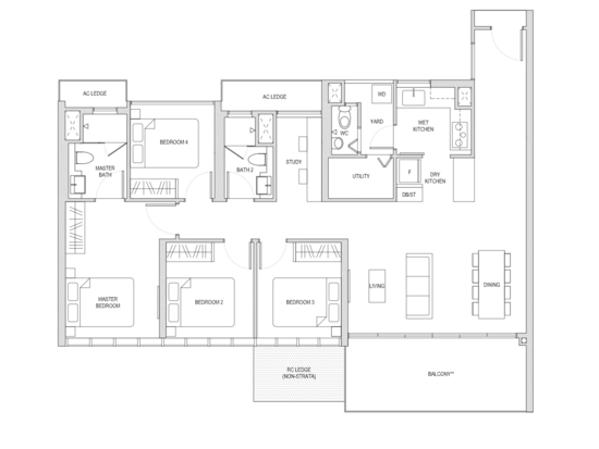 Affinity At Serangoon - Floor Plan