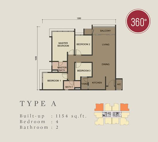 Astetica Residences - Floor Plan - iProperty.com.my