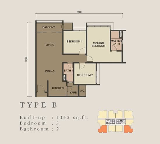 Astetica Residences - Floor Plan - iProperty.com.my