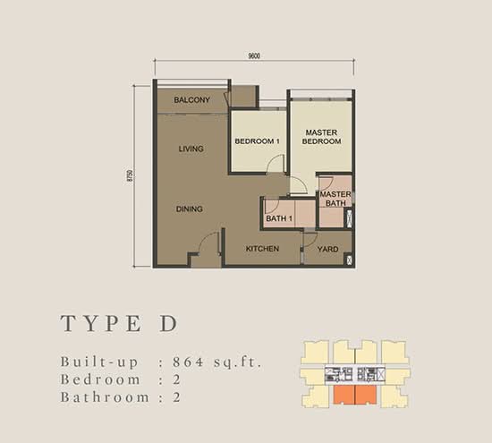 Astetica Residences - Floor Plan - iProperty.com.my