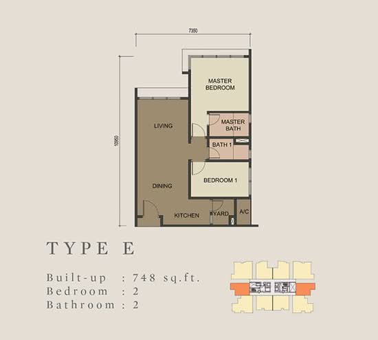 Astetica Residences - Floor Plan - iProperty.com.my