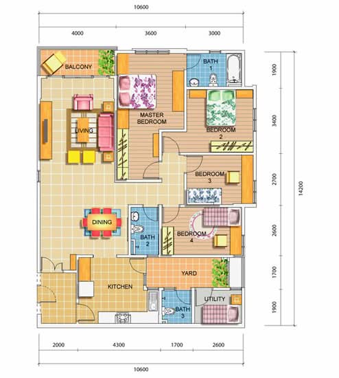 Rivercity Condominium - Floor Plan - iProperty.com.my