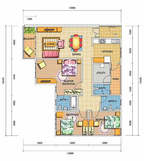 Rivercity Condominium - Floor Plan - iProperty.com.my