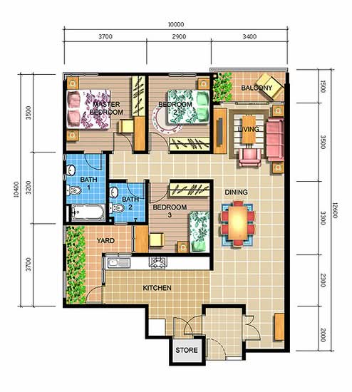 Rivercity Condominium - Floor Plan - iProperty.com.my