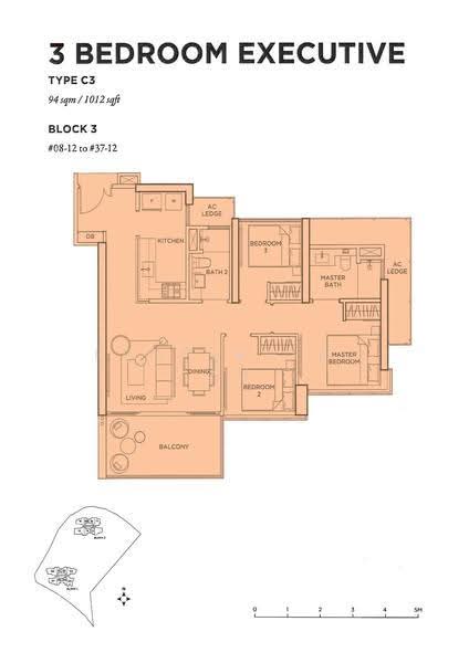 Gem Residences, Balestier / Toa Payoh, 3 Bedrooms, 1,012 sqft, Condominium For Sale, by Valerie Lee, 500276894 - 2D - PropertyGuru.com.sg