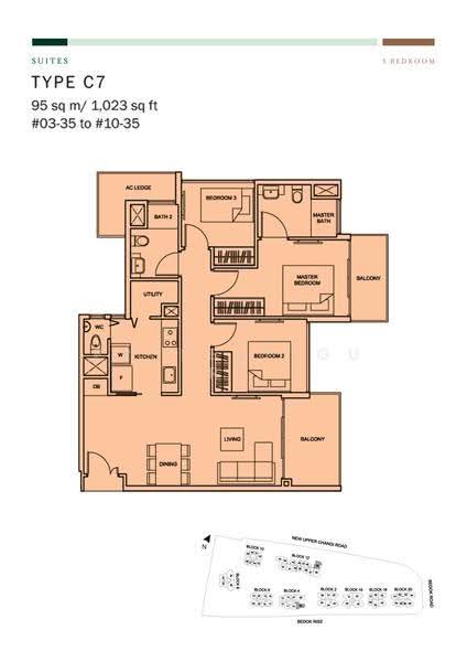 The Glades, 12 Bedok Rise, Bedok / Upper East Coast, 3 Bedrooms, 1,023 sqft, Condominium For Rent, by Lydia Yee, 60037331 - 2D - PropertyGuru.com.sg