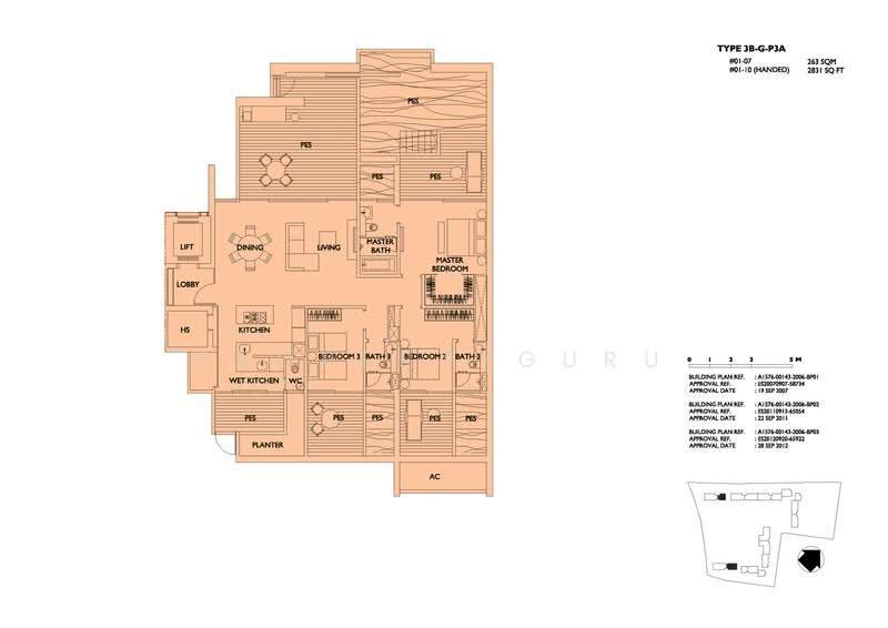 Goodwood Residence, 263 Bukit Timah Road, Tanglin / Holland / Bukit Timah, 3 Bedrooms, 2,830 sqft, Condominium For Rent, by Vivian Wang, 25360161 - 2D - PropertyGuru.com.sg