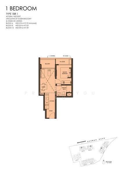 Grand Dunman, 8 Dunman Road, East Coast / Marine Parade, 1 Bedroom, 452 sqft, Condominium For Rent, by Samuel Goh, 500279729 - 2D - PropertyGuru.com.sg