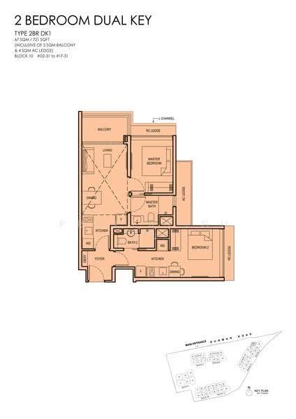 Grand Dunman, 16 Dunman Road, East Coast / Marine Parade, Studio, 250 sqft, Condominium For Rent, by Denise Tan, 500286008 - 2D - PropertyGuru.com.sg