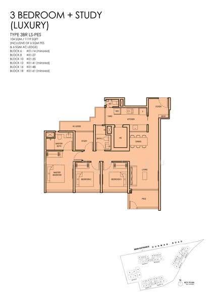 Grand Dunman, 12 Dunman Road, East Coast / Marine Parade, 3 Bedrooms, 1,119 sqft, Condominium For Rent, by Sarah Sun, 500274621 - 2D - PropertyGuru.com.sg