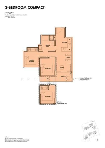 Grandeur Park Residences, 1 Bedok South Avenue 3, Bedok / Upper East Coast, 2 Bedrooms, 581 sqft, Condominium For Sale, by Martin Ong, 25449074 - 2D - PropertyGuru.com.sg