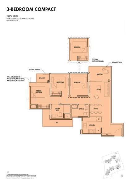 Grandeur Park Residences, 1 Bedok South Avenue 3, Bedok / Upper East Coast, 3 Bedrooms, 883 sqft, Condominium For Sale, by Alvin Lim, 25629231 - 2D - PropertyGuru.com.sg