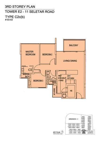 The Greenwich, 1 Seletar Road, Seletar / Yio Chu Kang, 3 Bedrooms, 1,076 sqft, Condominium For Rent, by Lee Su Yi, 500283981 - 2D - PropertyGuru.com.sg