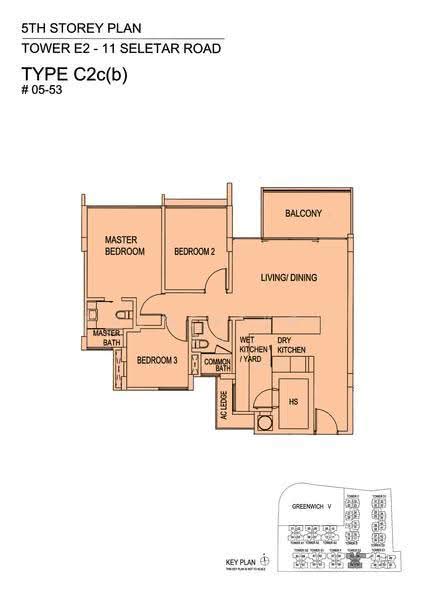 The Greenwich, 1 Seletar Road, Seletar / Yio Chu Kang, 3 Bedrooms, 1,076 sqft, Condominium For Rent, by Lee Su Yi, 500283981 - 2D - PropertyGuru.com.sg