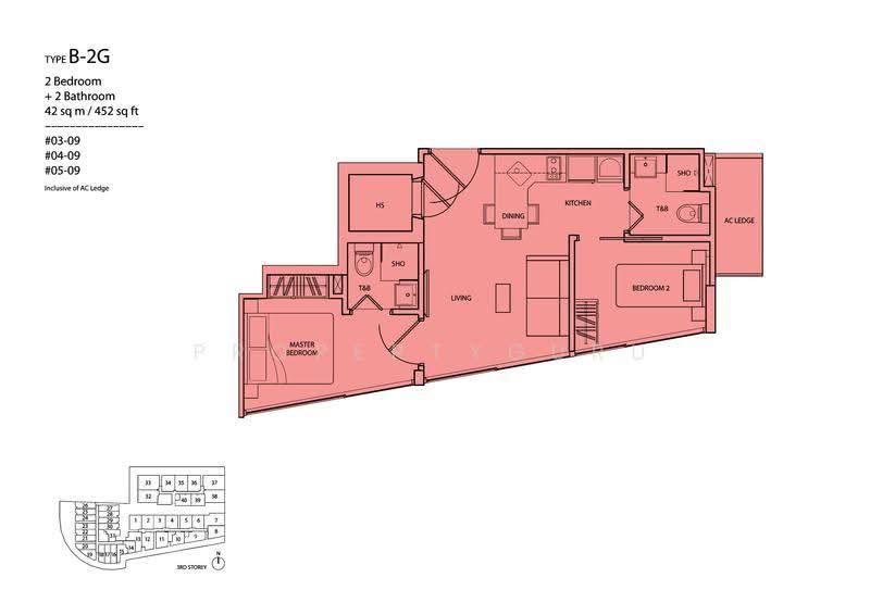 Guillemard Suites, 213 Guillemard Road, Eunos / Geylang / Paya Lebar, 2 Bedrooms, 452 sqft, Apartment For Rent, by Mandy Ong, 20776991 - 2D - PropertyGuru.com.sg