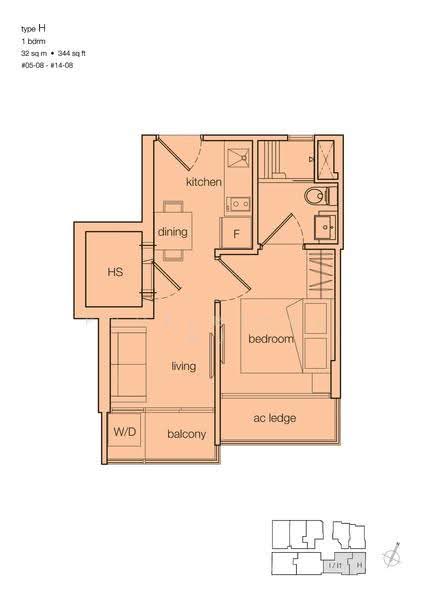 Haig 162, 162 Haig Road, East Coast / Marine Parade, 1 Bedroom, 345 sqft, Condominium For Sale, by Sheila Pansy, 500283868 - 2D - PropertyGuru.com.sg