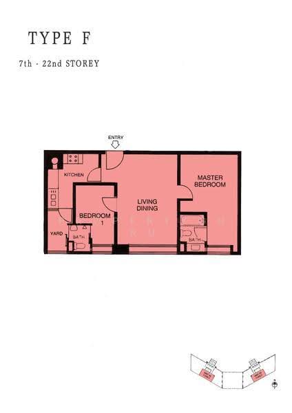Harbour View Towers, 21 Telok Blangah Drive, Harbourfront / Telok Blangah, 2 Bedrooms, 797 sqft, Condominium For Sale, by Eric Seah, 500277221 - 2D - PropertyGuru.com.sg