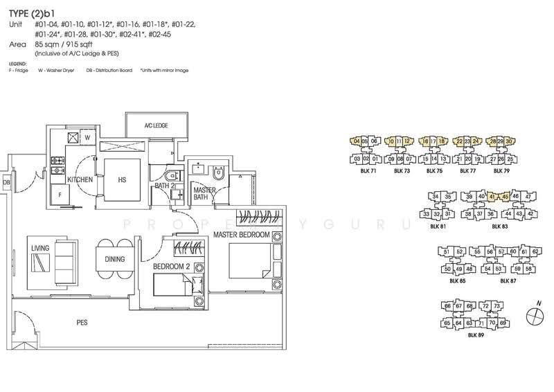 Hedges Park Condominium, 71 Flora Drive, Changi Airport / Changi Village, 2 Bedrooms, 915 sqft, Condominium For Sale, by Abel Chong, 500274030 - 2D - PropertyGuru.com.sg