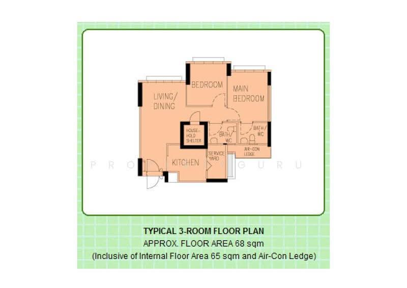671A Yishun Avenue 4, 671A Yishun Avenue 4, Sembawang / Yishun, 2 Bedrooms, 732 sqft, HDB Flat For Sale, by Joanne Law, 500288458 - 2D - PropertyGuru.com.sg