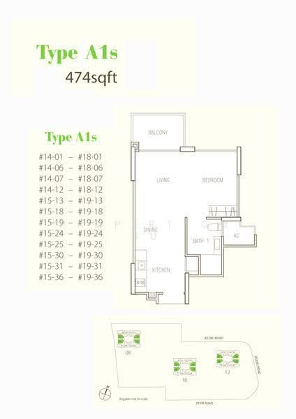 Hillion Residences, 10 Jelebu Road, Dairy Farm / Bukit Panjang / Choa Chu Kang, 1 Bedroom, 474 sqft, Apartment For Sale, by Christine Ng, 500282368 - 2D - PropertyGuru.com.sg