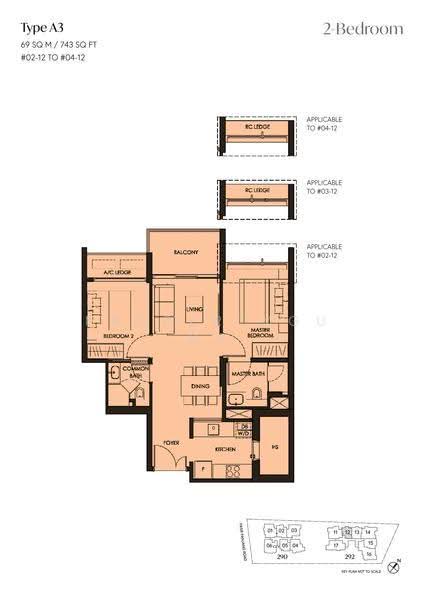 The Hillshore, 292 Pasir Panjang Rd, Buona Vista / West Coast / Clementi New Town, 2 Bedrooms, 743 sqft, Condominium For Sale, by Stephen Yeo, 500277702 - 2D - PropertyGuru.com.sg