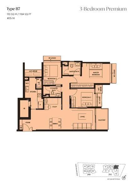The Hillshore, 292 Pasir Panjang Rd, Buona Vista / West Coast / Clementi New Town, 3 Bedrooms, 1,055 sqft, Condominium For Sale, by Stephen Yeo, 500277701 - 2D - PropertyGuru.com.sg