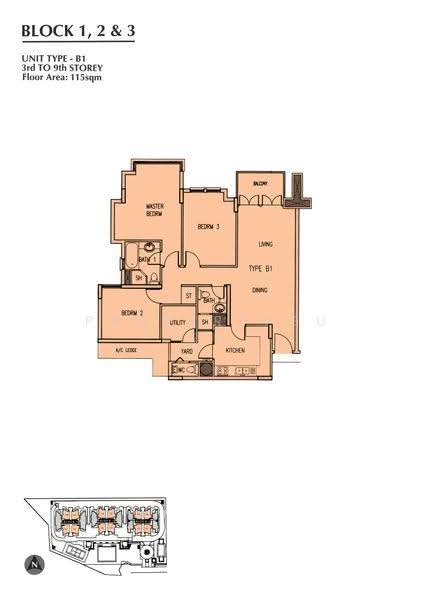 Hilltop Grove, 134A Hillview Avenue, Dairy Farm / Bukit Panjang / Choa Chu Kang, 3 Bedrooms, 1,238 sqft, Condominium For Sale, by James Li, 500237621 - 2D - PropertyGuru.com.sg