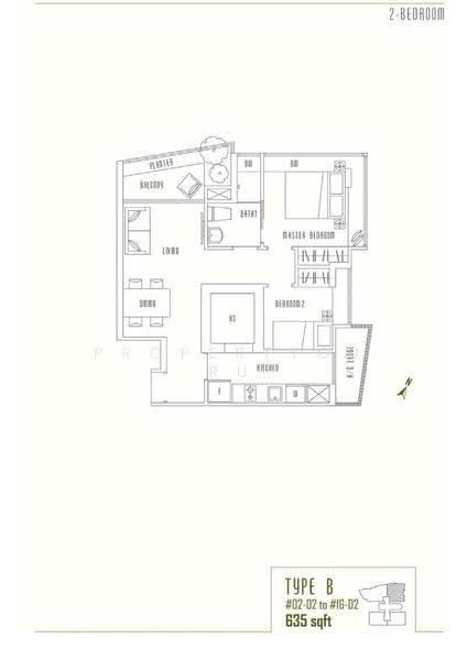 Illuminaire on Devonshire, 65 Devonshire Road, Orchard / River Valley, 2 Bedrooms, 635 sqft, Apartment For Sale, by Jing Min (JM) Loo, 500284290 - 2D - PropertyGuru.com.sg
