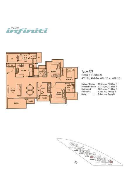 The Infiniti, 39H West Coast Park, Buona Vista / West Coast / Clementi New Town, 3 Bedrooms, 1,356 sqft, Condominium For Sale, by Brian Lee, 500293902 - 2D - PropertyGuru.com.sg