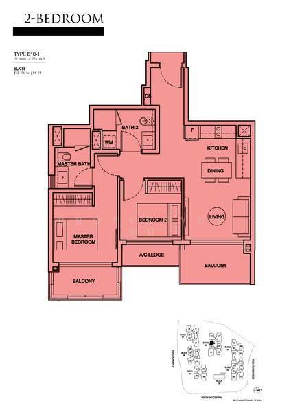 Jewel @ Buangkok, 87 Compassvale Bow, Hougang / Punggol / Sengkang, 2 Bedrooms, 775 sqft, Condominium For Rent, by Toh May Kee, 500297050 - 2D - PropertyGuru.com.sg