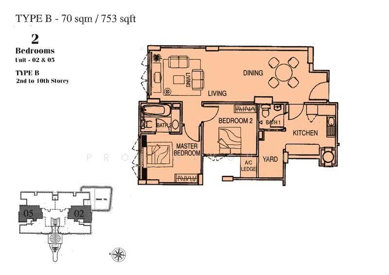 Kasturina Lodge, 20 Kay Poh Road, Tanglin / Holland / Bukit Timah, 2 Bedrooms, 753 sqft, Apartment For Sale, by Yong Wee Foong 杨伟锋, 500290325 - 2D - PropertyGuru.com.sg