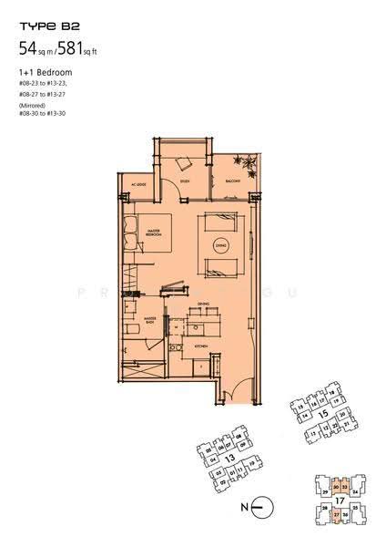 Katong Regency, 17 Tanjong Katong Road, East Coast / Marine Parade, 1 Bedroom, 581 sqft, Condominium For Sale, by Eric Chua, 25009730 - 2D - PropertyGuru.com.sg