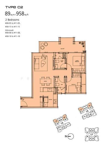 Katong Regency, 13 Tanjong Katong Road, East Coast / Marine Parade, 2 Bedrooms, 958 sqft, Condominium For Rent, by James Goh, 25414052 - 2D - PropertyGuru.com.sg