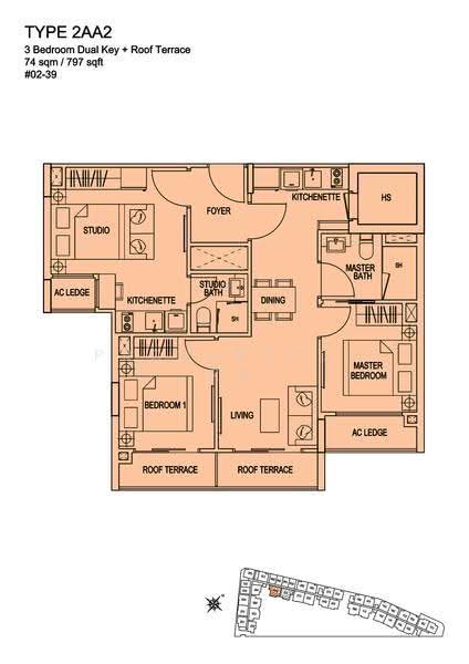 Kensington Square, 2 Jalan Lokam, Hougang / Punggol / Sengkang, Studio, 300 sqft, Apartment For Rent, by Dee Dee Gan, 20252285 - 2D - PropertyGuru.com.sg