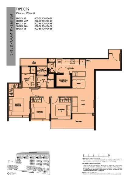Kent Ridge Hill Residences, 66 South Buona Vista Road, Buona Vista / West Coast / Clementi New Town, 3 Bedrooms, 1,076 sqft, Condominium For Sale, by Patrick Low 罗俊强, 60075944 - 2D - PropertyGuru.com.sg