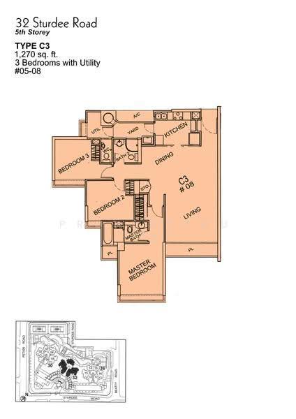 Kerrisdale, 30 Sturdee Road, Farrer Park / Serangoon Rd, 3 Bedrooms, 1,270 sqft, Condominium For Sale, by Jayden Chiang, 500273597 - 2D - PropertyGuru.com.sg