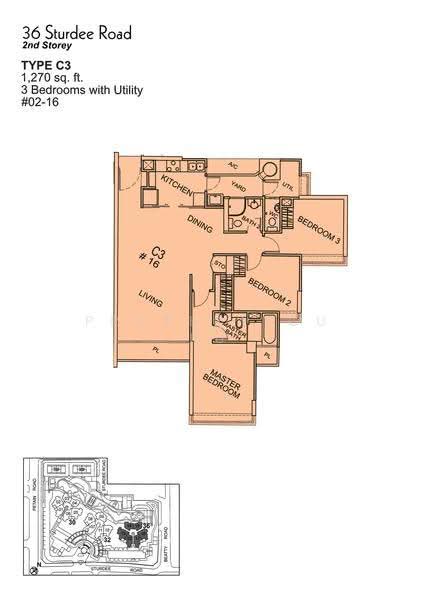 Kerrisdale, 30 Sturdee Road, Farrer Park / Serangoon Rd, 3 Bedrooms, 1,270 sqft, Condominium For Sale, by Melvin Wong, 500294563 - 2D - PropertyGuru.com.sg