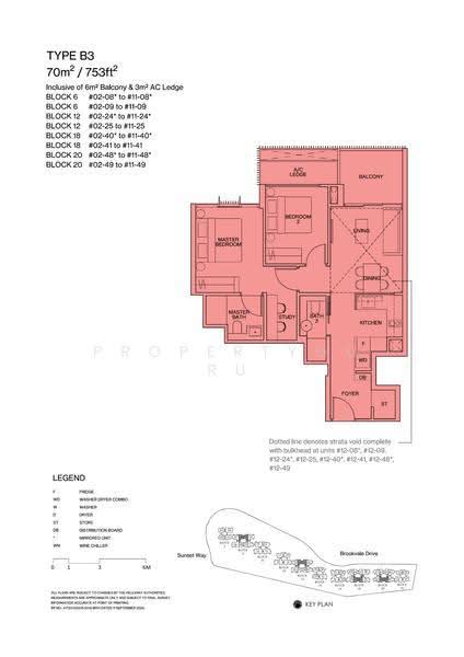 KI Residences At Brookvale, 2 Brookvale Drive, Clementi Park / Upper Bukit Timah, 2 Bedrooms, 743 sqft, Condominium For Rent, by Truddy Tan, 25471786 - 2D - PropertyGuru.com.sg