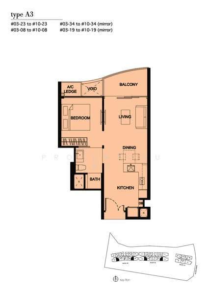 Kingsford Hillview Peak, 105 Hillview Rise, Dairy Farm / Bukit Panjang / Choa Chu Kang, 1 Bedroom, 527 sqft, Condominium For Sale, by Christopher Chua, 500279438 - 2D - PropertyGuru.com.sg