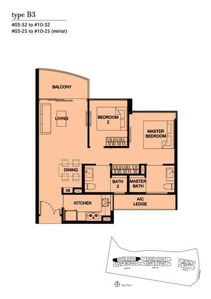 Kingsford Hillview Peak, 105 Hillview Rise, Dairy Farm / Bukit Panjang / Choa Chu Kang, 2 Bedrooms, 775 sqft, Condominium For Rent, by Desmond Soh, 20611482 - 2D - PropertyGuru.com.sg