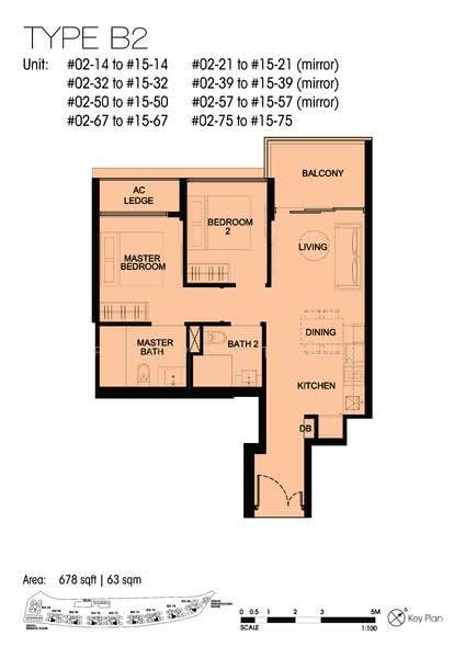 Kingsford Waterbay, 76 Upper Serangoon View, Hougang / Punggol / Sengkang, 2 Bedrooms, 678 sqft, Condominium For Sale, by Blven Chan, 500286108 - 2D - PropertyGuru.com.sg