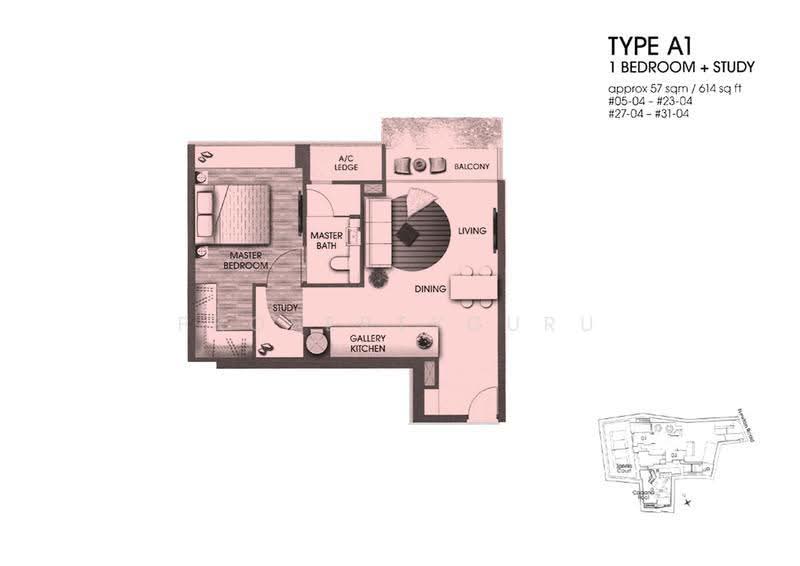 L'VIV, 23 Newton Road, Newton / Novena, 1 Bedroom, 614 sqft, Condominium For Sale, by Soh Yung Long 苏勇龙, 22083838 - 2D - PropertyGuru.com.sg